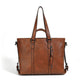 PU Leather Women's Tote Handbag for Work and Travel