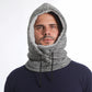2Pcs Thick Fleece Windproof Hooded Neck Warmer Winter Balaclava for Men