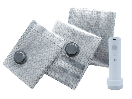 12Pcs Travel Vacuum Storage Bags with Electric Pump Space Saver Packing Bags