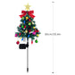 Christmas Tree Outdoor Solar Waterproof Lights for Yard Garden Lawn Decoration