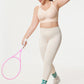 Seamless Bra for Women Adjustable Wirefree Bra for Sport Daily Wear-Beige