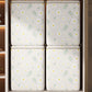 2Pcs Non-Woven Fabric Quilt Storage Bag Toy Storage and Sorting Bag-Beige and BlueDaisies