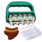 1 Lymphatic Contour Facial Brush with Case and 1 Handheld Body Massage Roller