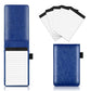 A7 Mini Pocket Notebook PU Leather Notepad with Pen Holder Card Slot