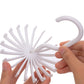 2Pcs 360-Degree Rotatable Hook Hanger Organizers Hanging Neck Tie Racks
