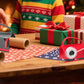 2pcs 2-In-1 Wrapping Paper Cutter and Tape Dispenser for Gift Wrap