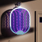 Foldable Electric Mosquito Swatter with Charging Base Station Mosquito Zapper Fly Killer Rechargeable Bug Zapper