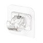 10 Pcs No Drill Curtain Rod Holder Self Adhesive Hook for Smooth Surface
