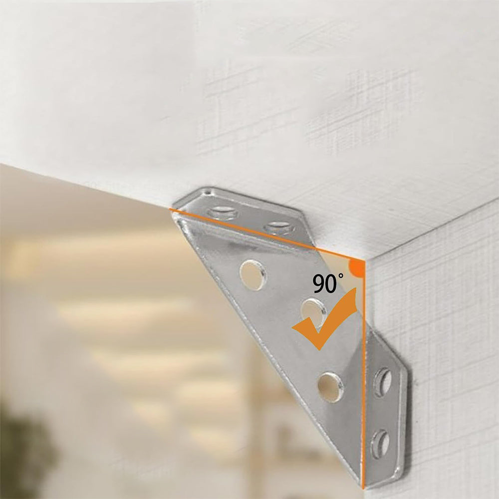 20Pcs Stainless Steel Universal Furniture Corner Connector Bracket