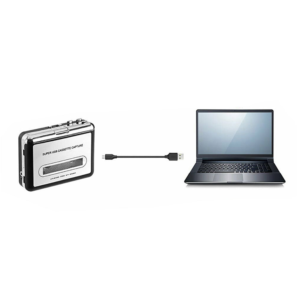 USB Cassette Tape Player Converter for MP3 Recording