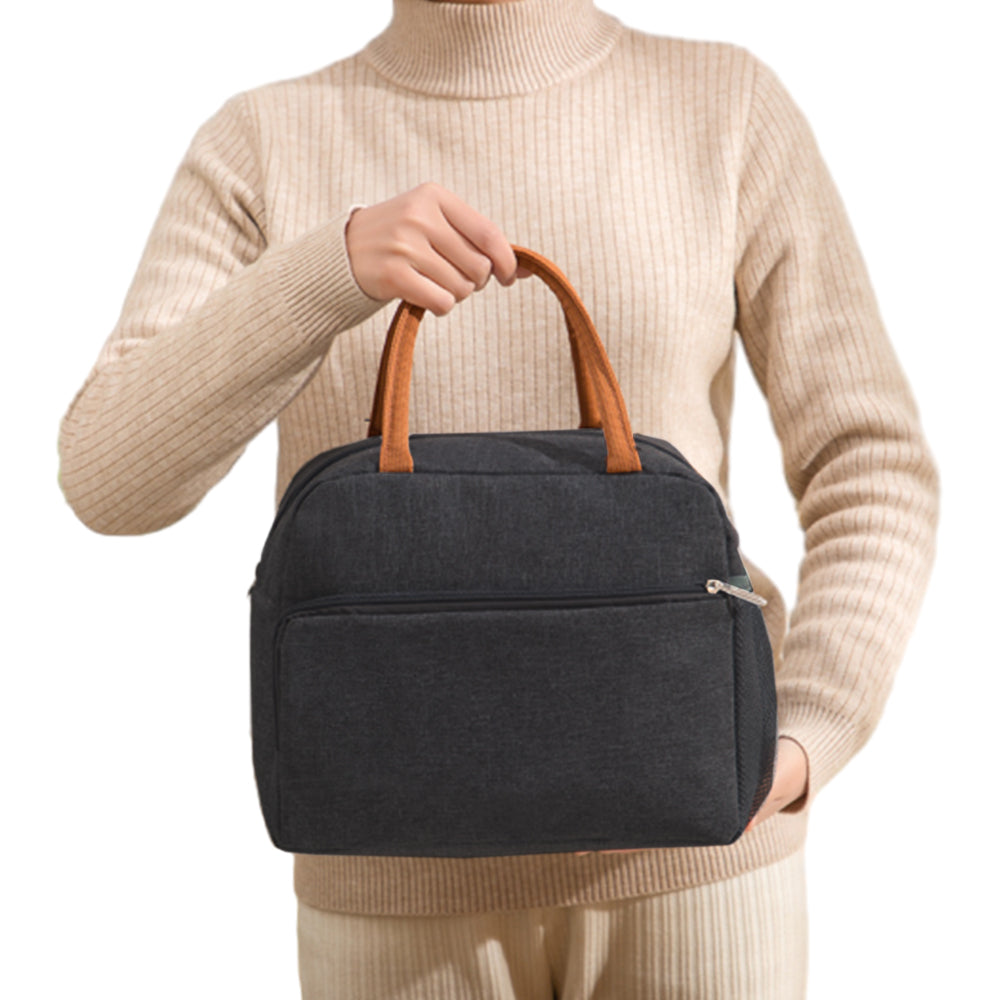 27x16 x23CM Lunch Bag Oxford Insulated Thermal Cool Food Storage Bag Tote Box Lunch Tote
