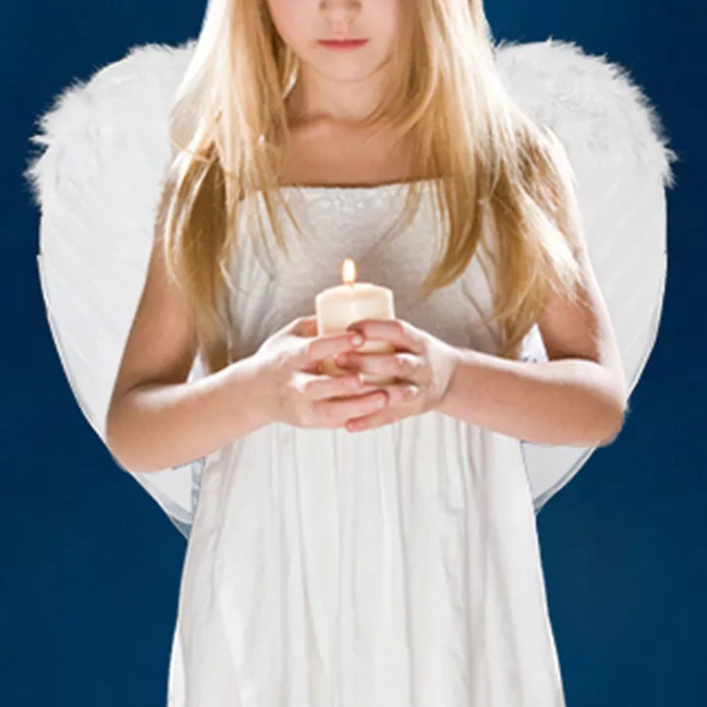 3Pcs Angel Wings And Halo Angel Costume Wings For Girls Cosplay Costume