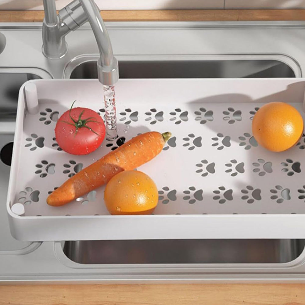 3 Tier Rolling Utility Cart with Removable Drawer for Kitchen Snack Craft