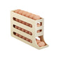 4-Tier Auto Rolling Egg Dispenser Rack
