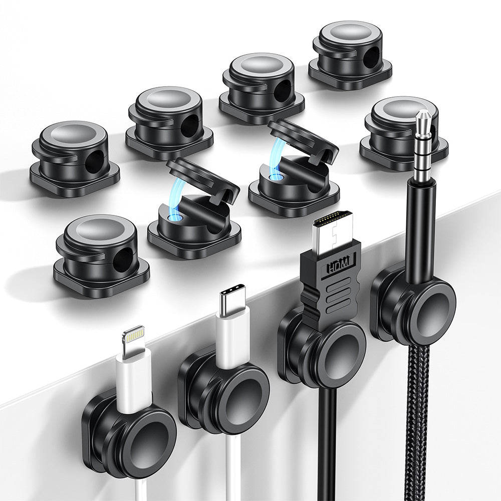 8 Pack Cord Organizer Cable Management Clips