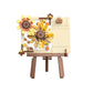 Artificial Flower Blocks Kids Building Toys Flowers Sticky Note Clip Folder