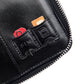 Travel Wallet Genuine Leather Card Holder Wallet with Zipper