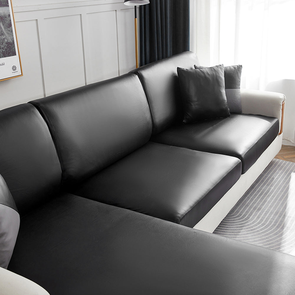 PU Faux Leather Sofa Cushion Slipcover