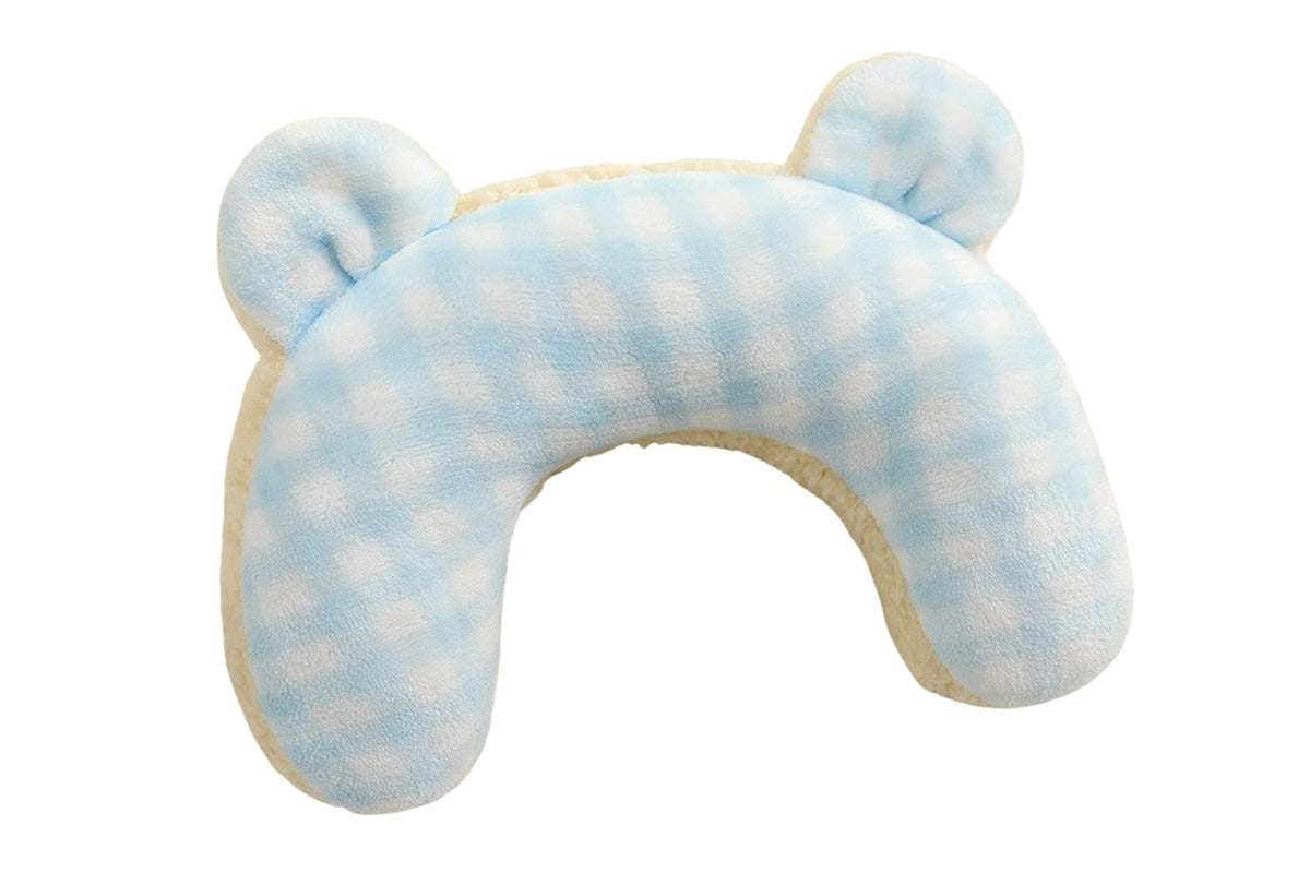 Pet Blanket U-Shaped Pillow Set Sherpa Fleece Warm Pet Throw Blanket Bed Mat for Dog Cat