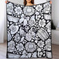DIY Coloring Blanket Washable Reusable Coloring Mat for Adults Girls Boys-Style 3