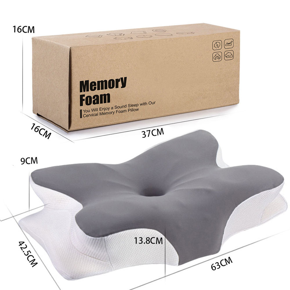 63x45.5CM Memory Foam Cervical Pillow For Neck Shoulder Orthopedic Contour Neck Pillow