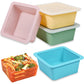 4Pcs Silicone Freezer Tray for Soup Ice Cubes Food Storage Portion Control