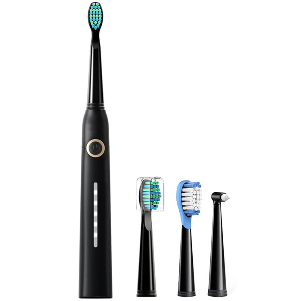 Electric Sonic Toothbrush Travel Rechargeable Ultrasonic Electric Toothbrush with 10 Brush Heads