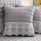 Lace Trim Sectional Couch Cover