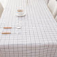 2-Pack PVC Tablecloth Waterproof Oilproof Checkered Pattern