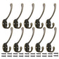 10Pcs Coat Hooks Wall Hooks Mounted Farmhouse Coat Hangers for Bags Caps Keys