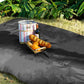 3 in 1 Portable Rain Poncho Waterproof Lightweight Emergency Raincoat with Pocket