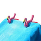 2Pcs Portable Flamingo Parrot Beach Towel Clip for Clothes Quilt Blanket Patio Pool
