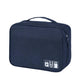 Large Digital Electronics Travel Organizer Bag with Adjustable Dividers