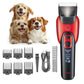 Professional Dog Clipper Cordless Pet Trimmer Grooming Kit for Thick Hair