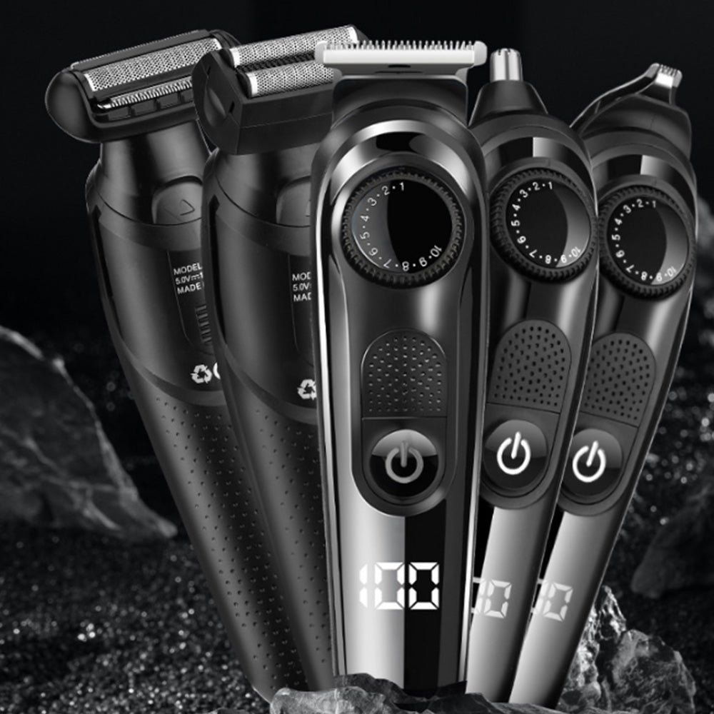Portable Electric Hair Trimmer Clippers Beard Shaver Cutting Cordless Body Trimmer