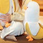 Peeled Banana Duck Plush Pillow Stuffed Toy Hugging Cushion Anxiety Relief Bedtime Cuddling