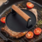 Smash Burger Press Kit With Stuffed Mold And Cast Iron Burger Press And Sauce Brush