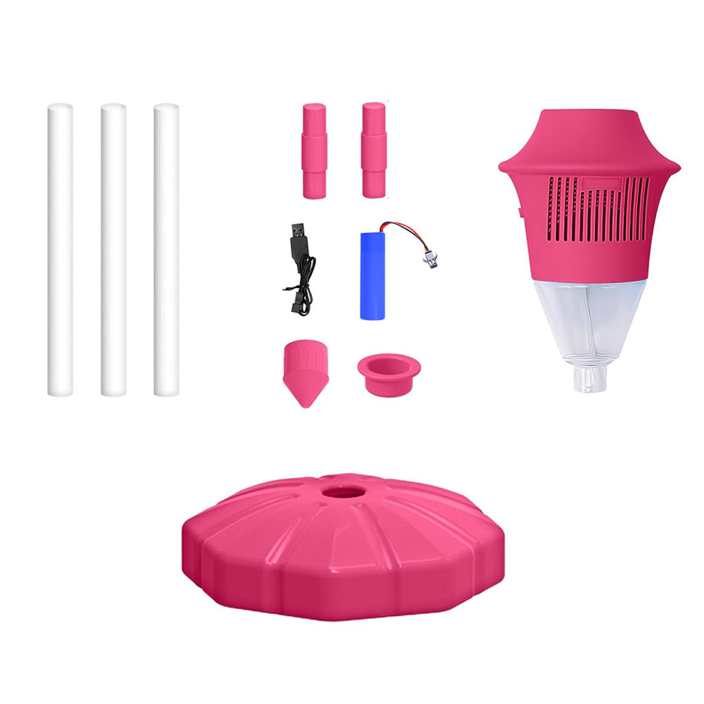 Rechargeable Adjustable Standing LED Bubble Machine for Parties