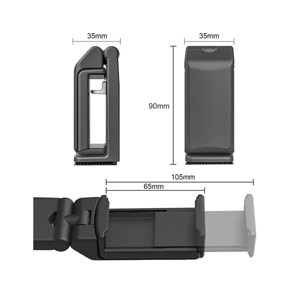 Airplane Travel Phone Holder Universal Handsfree Phone Mount with 360 Degree Rotation