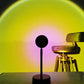 Sunset Lamp Projector with APP and Remote Control for Bedroom-RGB Straight Tube