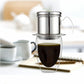 2Pcs 304 Stainless Steel Vietnamese Drip Coffee Pot Infuser for Home Filter Maker