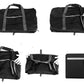 Large Foldable Travel Duffel Bag Carry On Shoulder Duffle Bag With Shoe Compartment