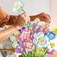 888PCS Botanical Collection Building Block Toy Flower Bouquet Building Set