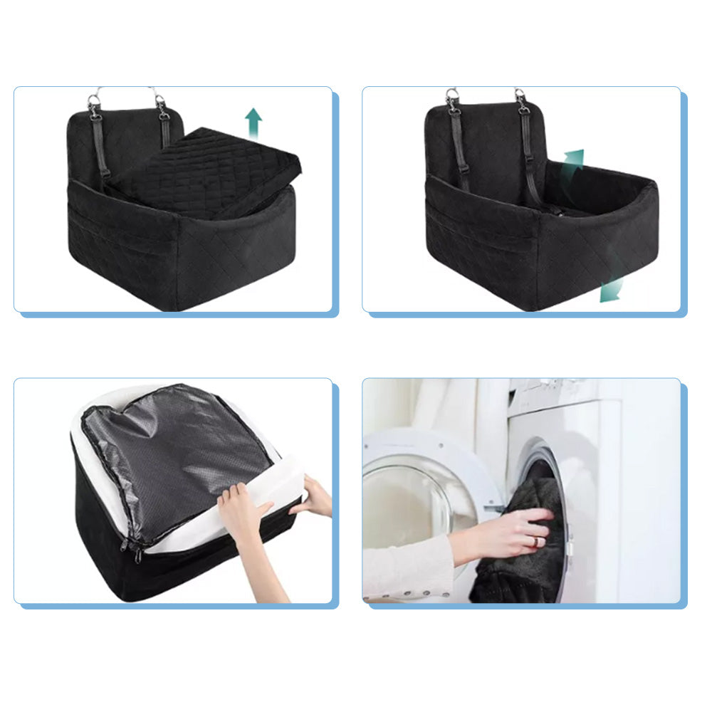 Car Dog Bed Pet Booster Seat For Small Dogs And Cats