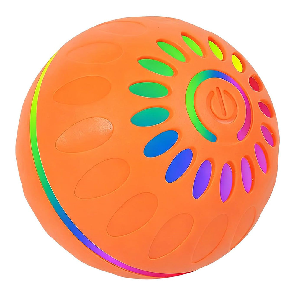 Interactive Dog Ball Toy Smart Moving Bouncing Dog Ball with LED Lights for Dogs Puppies