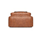 Retro Multi Pockets Crossbody Bag PU Leather Crossbody Shoulder Bag for Women