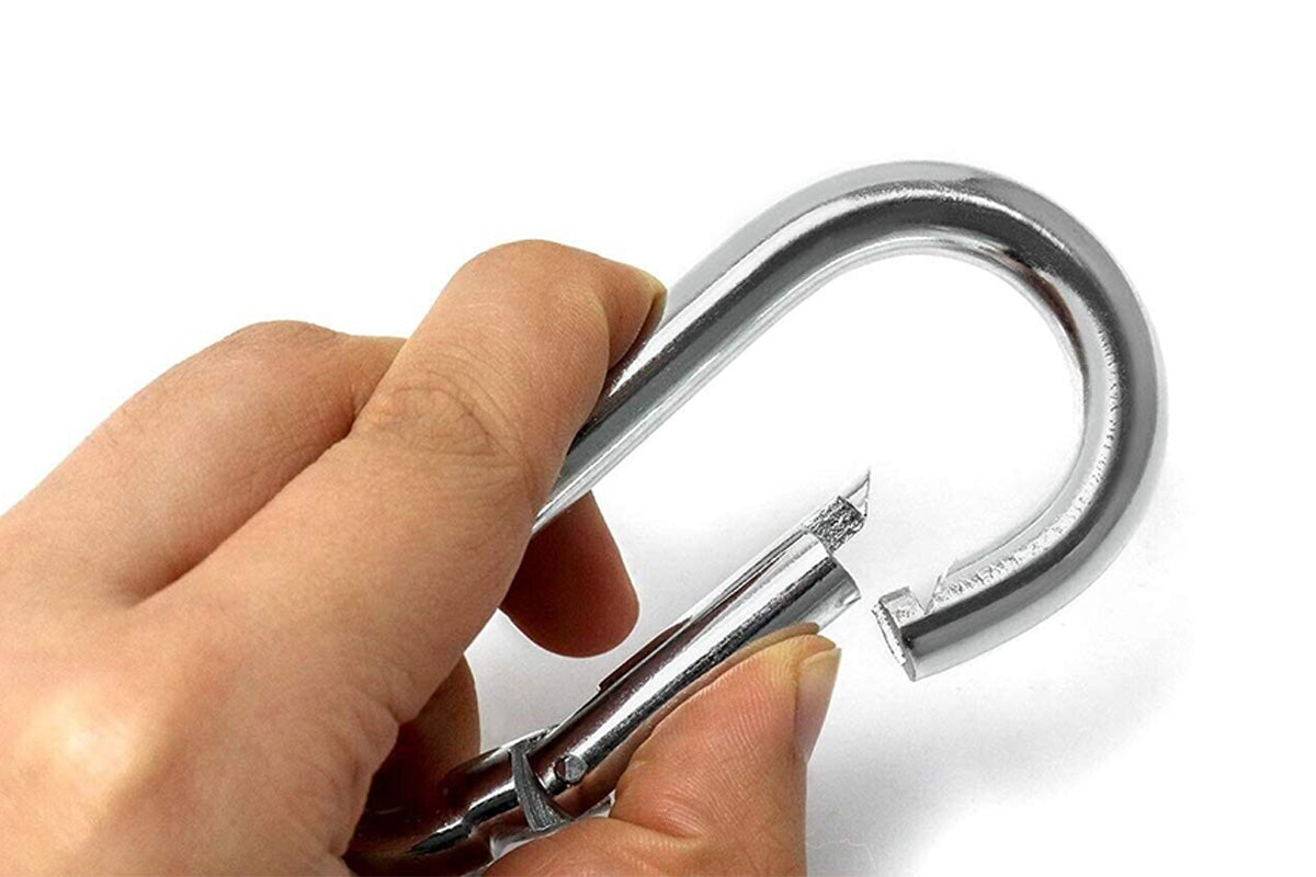 4FT Breakaway Trailer Cable Stainless Steel Safety Brake Cable with Spring