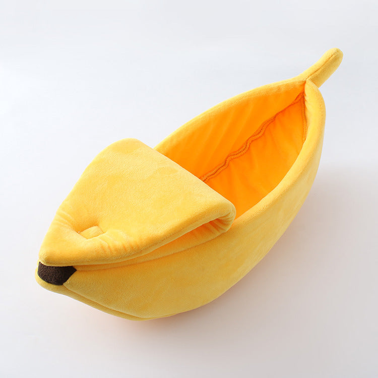 Banana Boat Shape Pet Bed