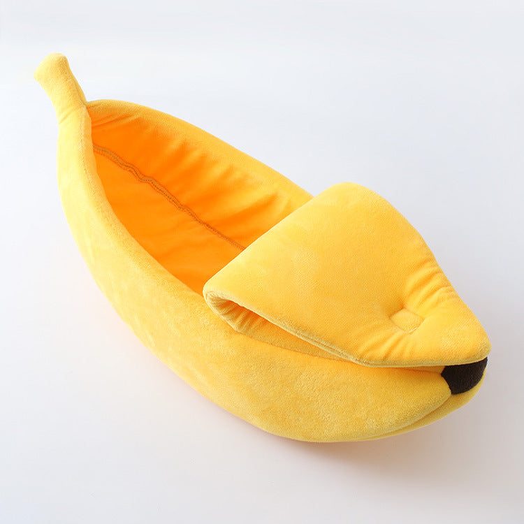Banana Boat Shape Pet Bed
