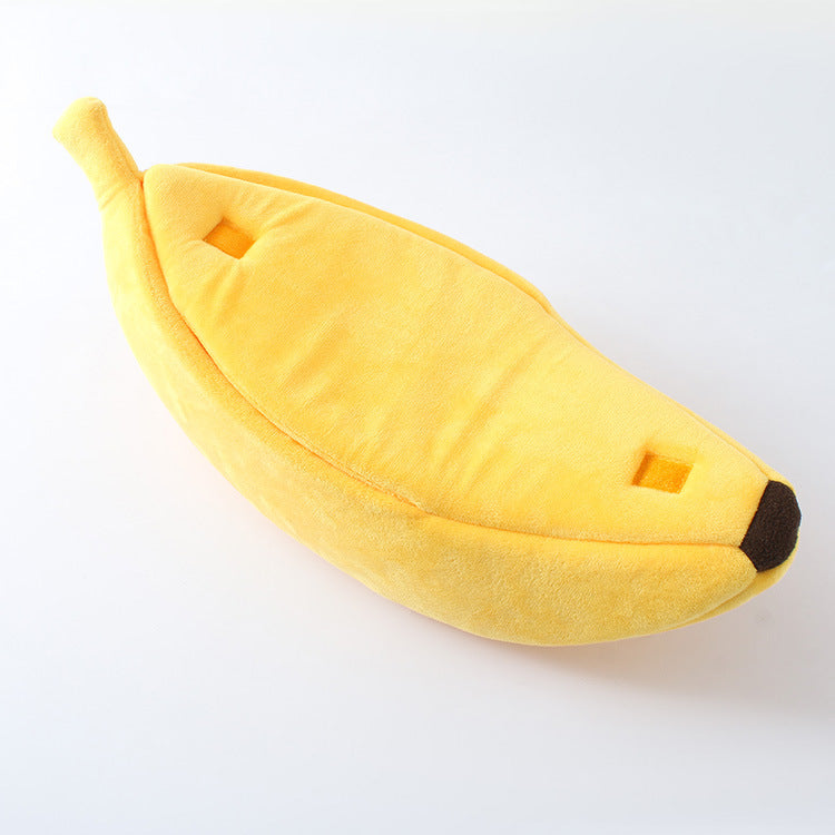 Banana Boat Shape Pet Bed